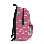 Pink Duckling Pattern Backpack – Cute Kids School Bag