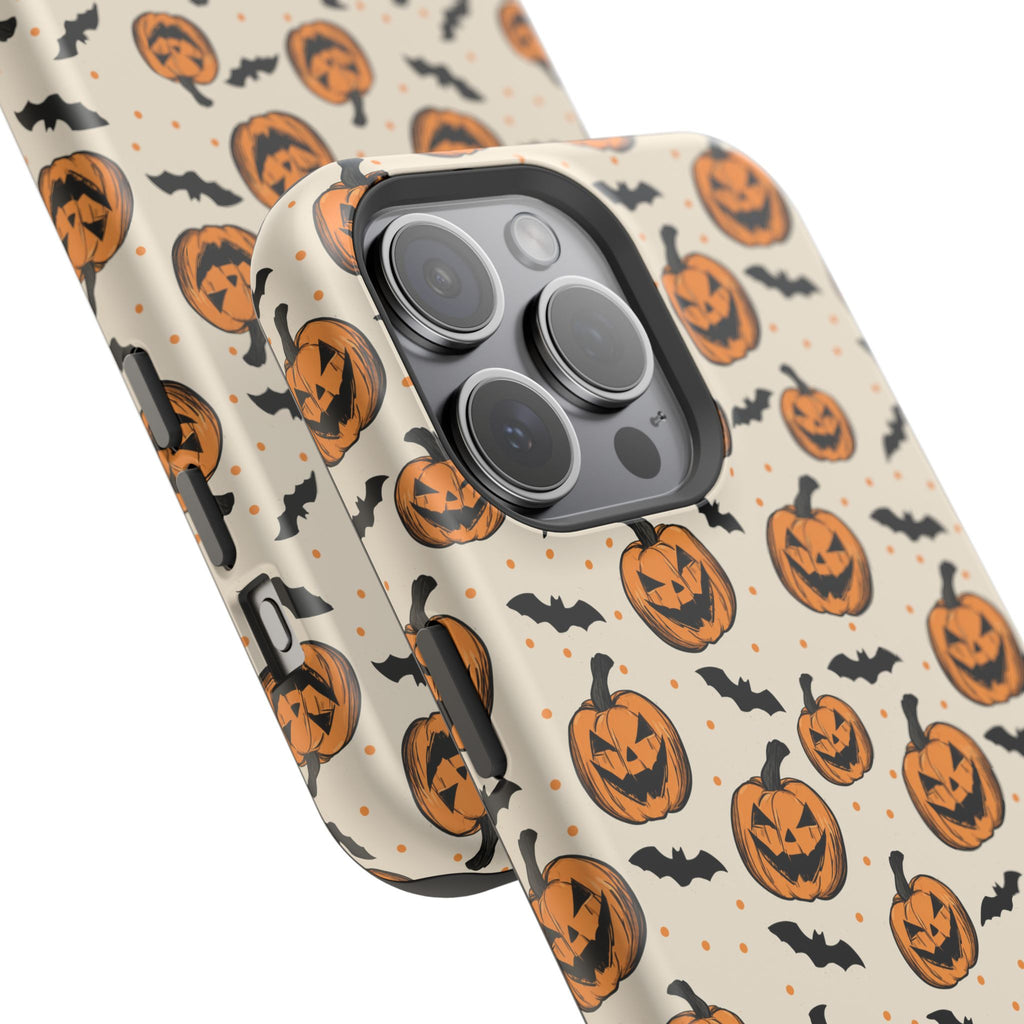 Halloween Jack-O'-Lantern Phone Case — Magnetic Impact-Resistant