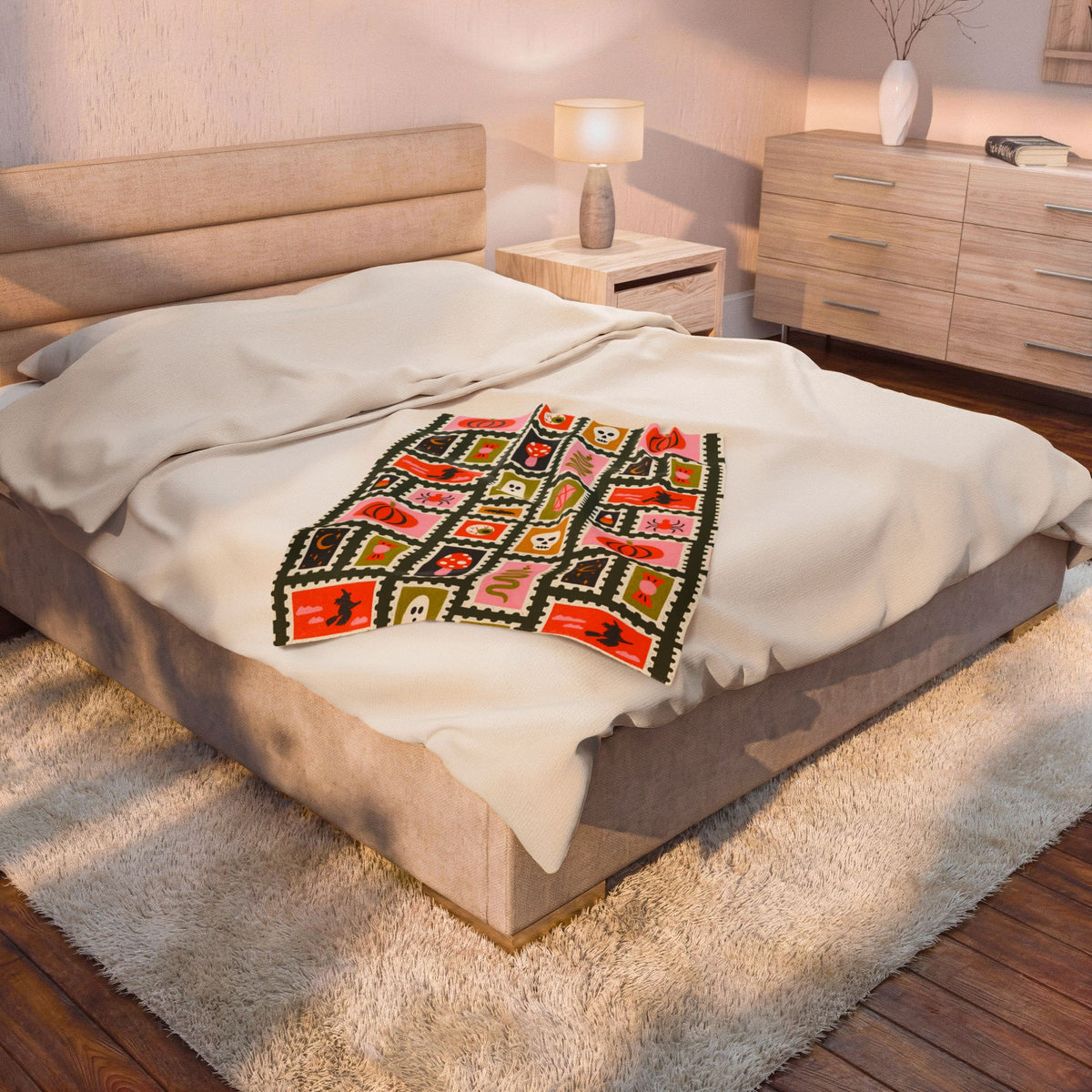 Halloween Velveteen Plush Blanket