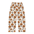 Halloween Pumpkin & Bat Women's Pajama Pants — Cozy Spooky Sleepwear