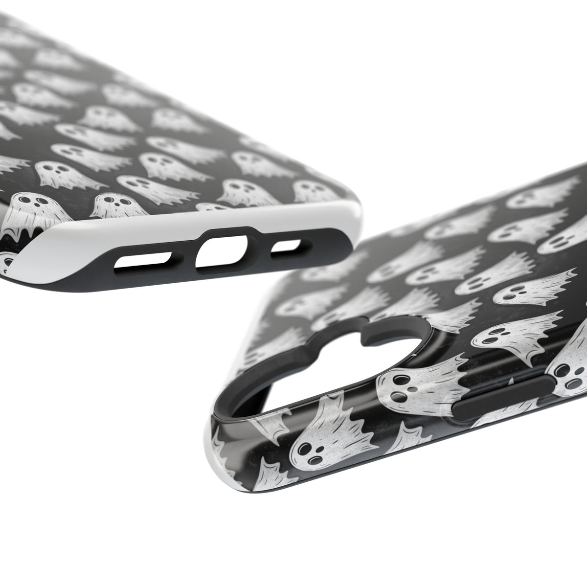 Phone Case — Cute Ghost Halloween Pattern Magnetic Impact-Resistant Case