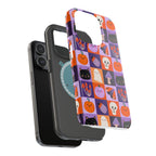 Halloween Pattern Magnetic Impact-Resistant Phone Case — Cute Pumpkins, Cats & Ghosts