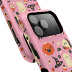 Cute Pink Halloween Magnetic Impact Phone Case — Ghosts, Pumpkins & Skulls