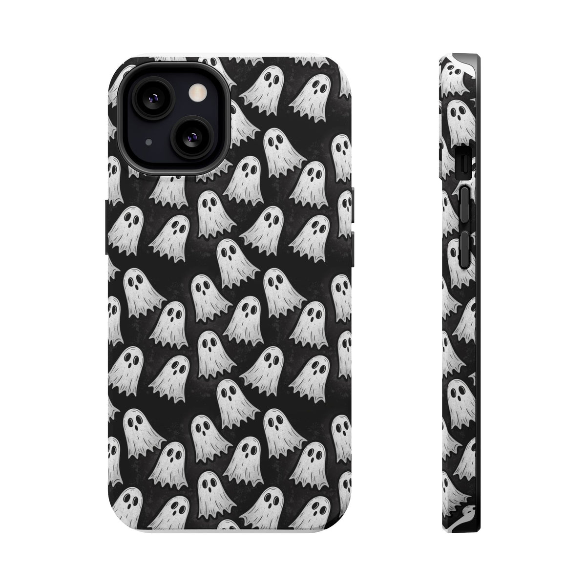 Phone Case — Cute Ghost Halloween Pattern Magnetic Impact-Resistant Case