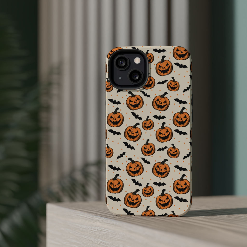 Halloween Jack-O'-Lantern Phone Case — Magnetic Impact-Resistant