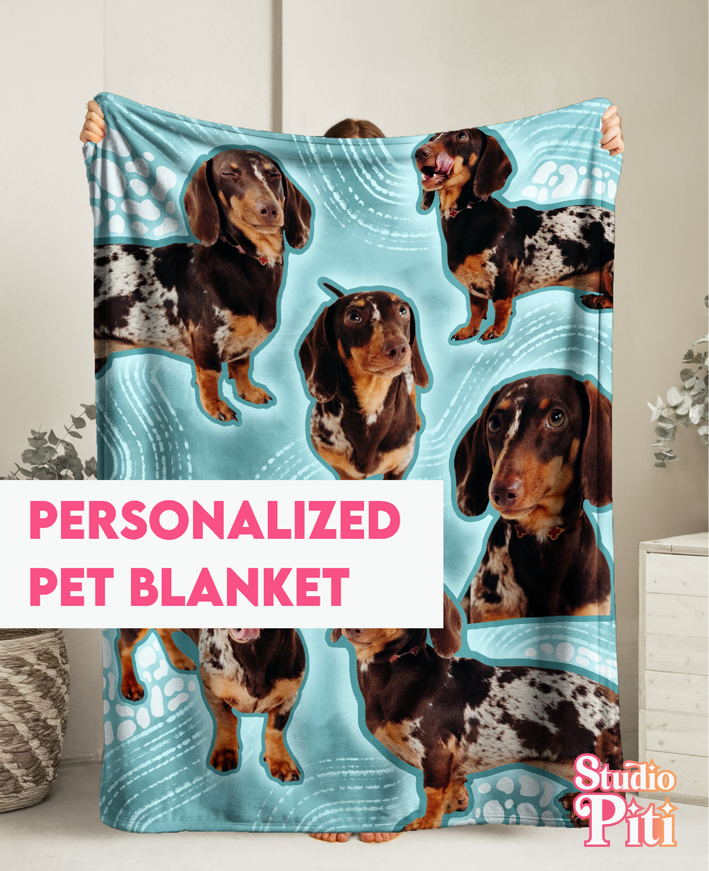 Personalized pet blannket - Photo Collage
