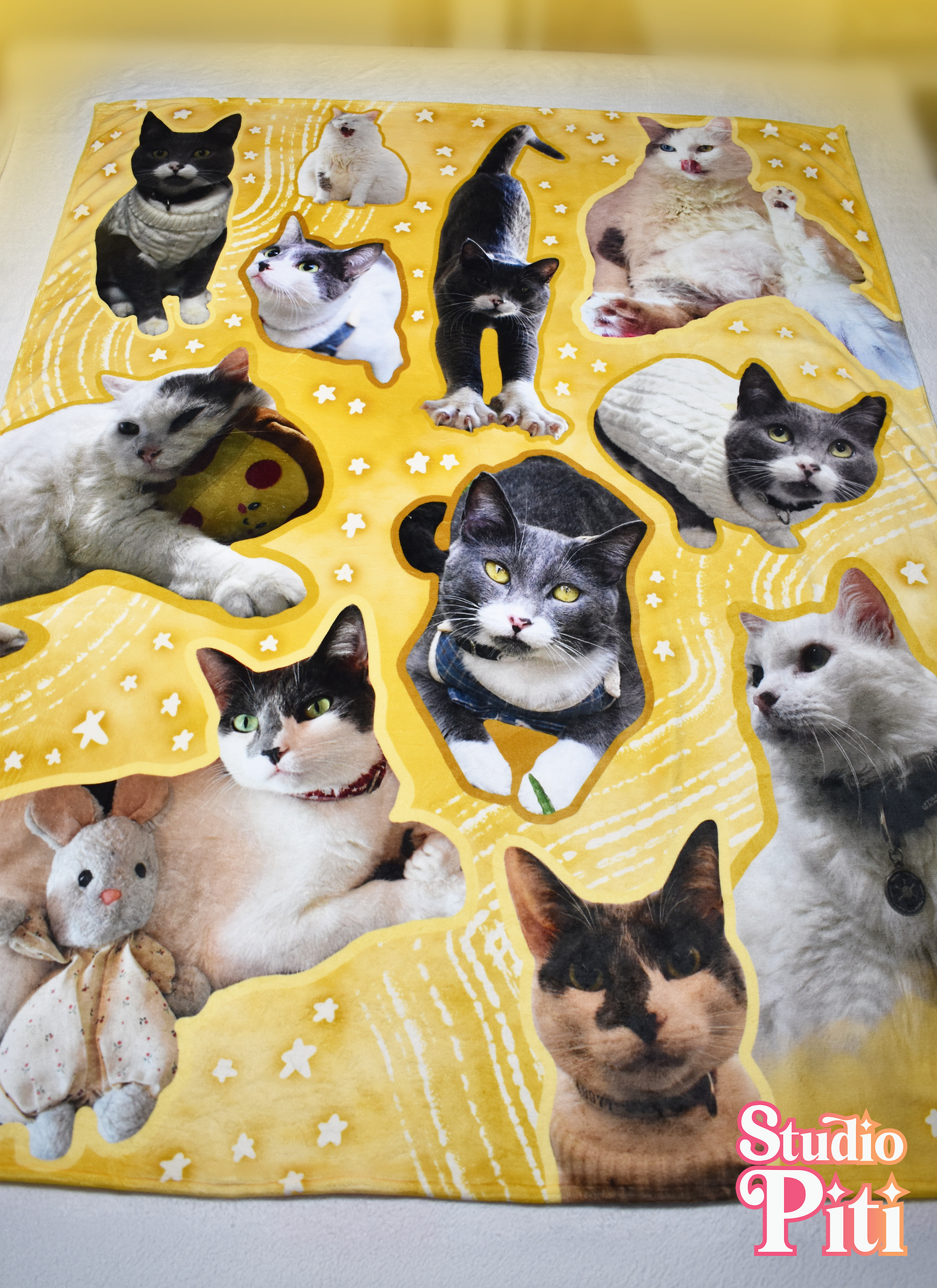 Personalized pet blannket - Photo Collage