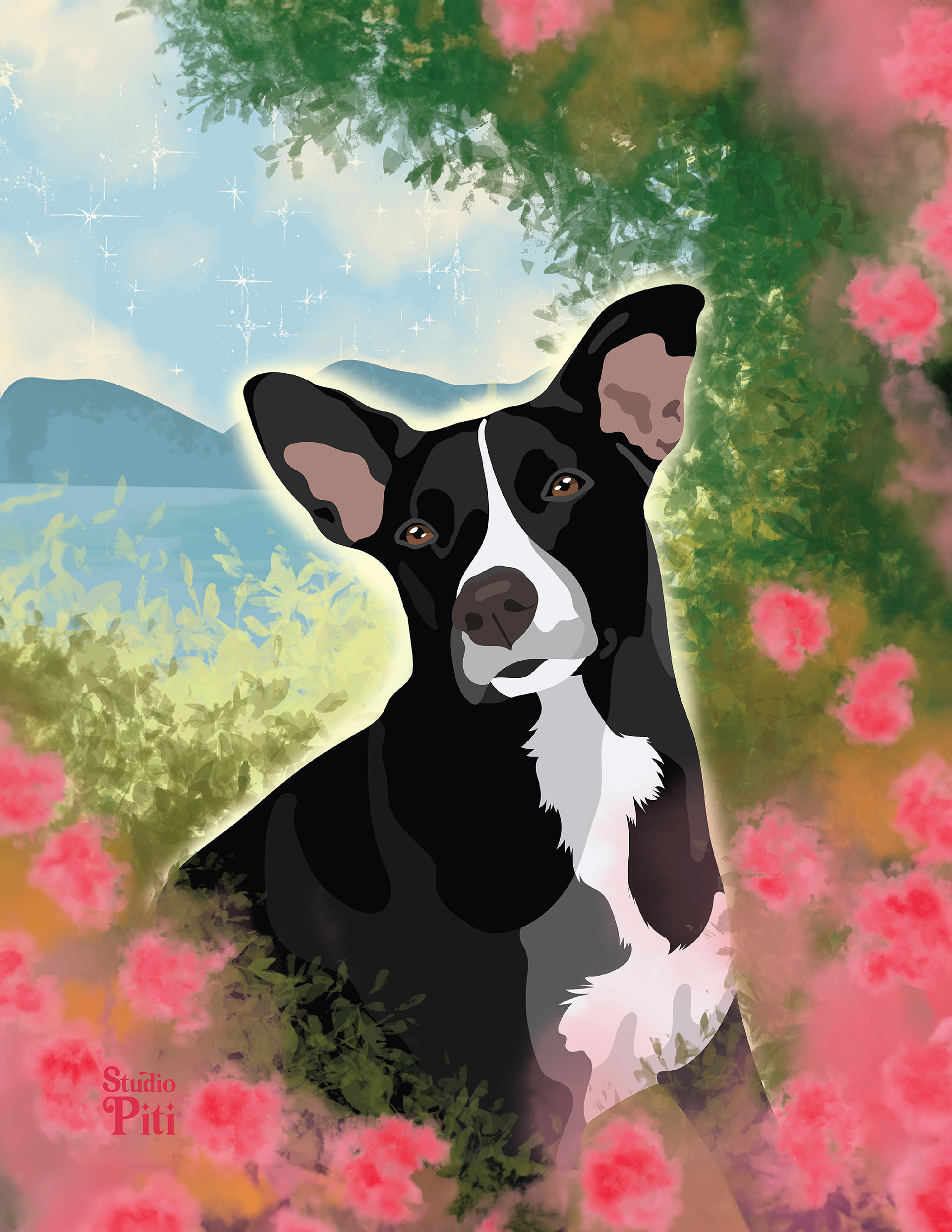 Personalized pet blanket - Ilustration