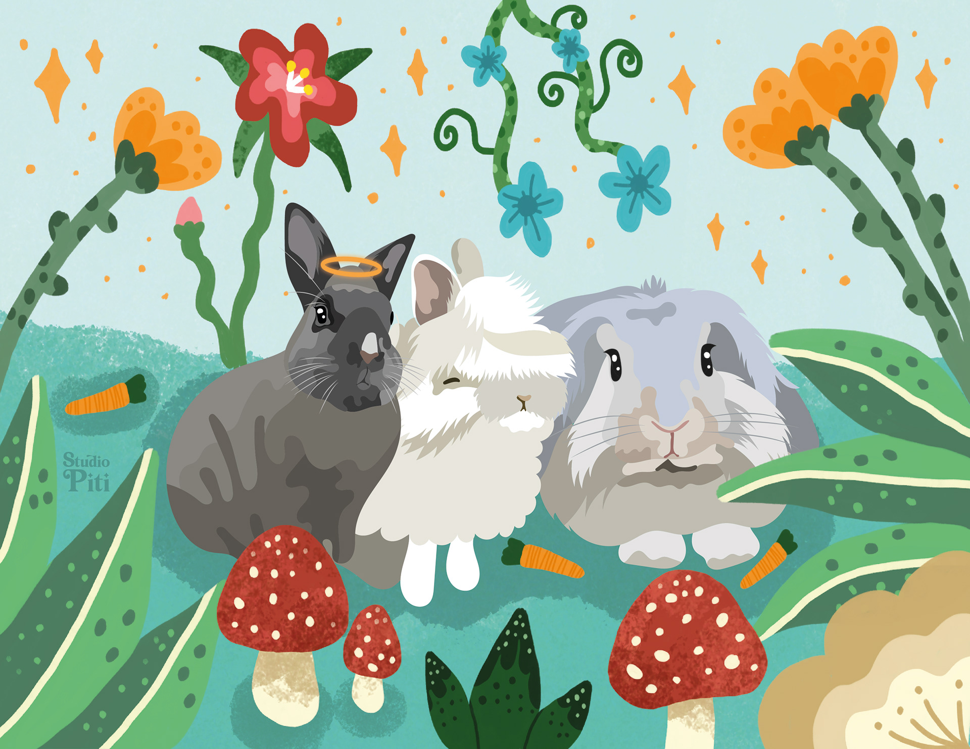 Personalized pet blanket - Ilustration
